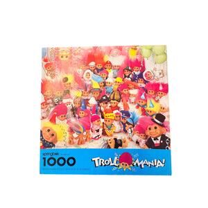 Vintage Troll Mania 1000 piece Springbok Jigsaw Puzzle 1992 Russ all pieces